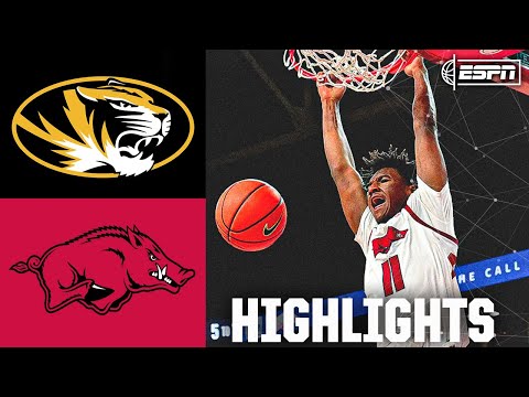 Missouri Tigers vs. Arkansas Razorbacks | Full Game Highlights | ESPN College Basketball