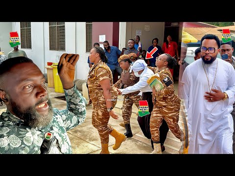 15yrs Jailed Nana AGRADAA court in tears to appeal her sentence with heavy Security Husband support