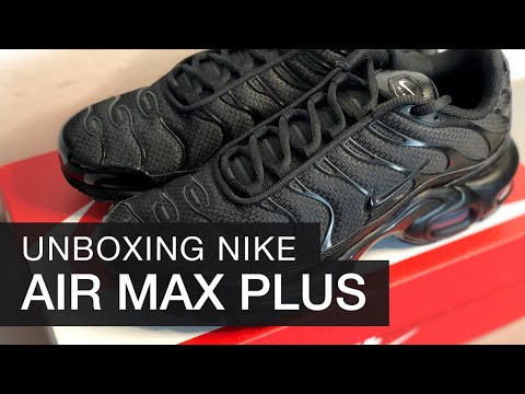 ✔️ Nike Air Max Plus Unboxing & On Feet | Triple Black