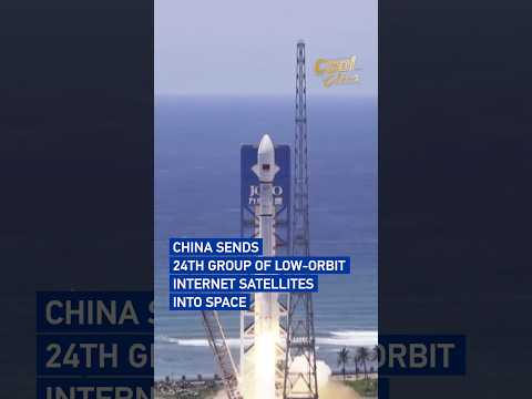 China sends 24th group of low-orbit internet satellites into space #CoolChina