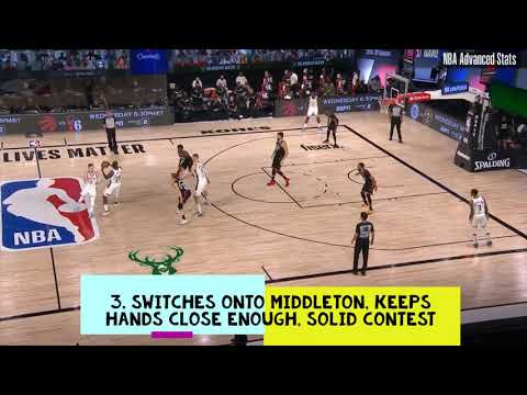 Raptors' Matt Thomas making good defensive plays against Bucks, Aug. 10