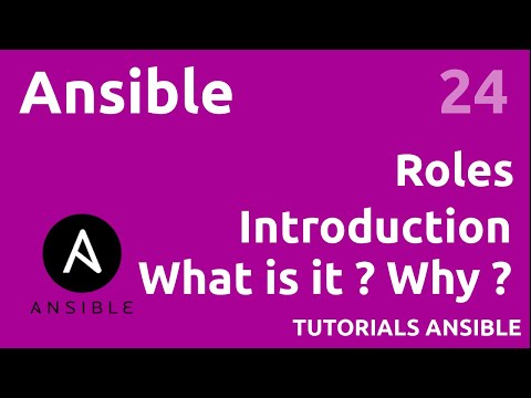 Roles What is it Why How ANSIBLE 24