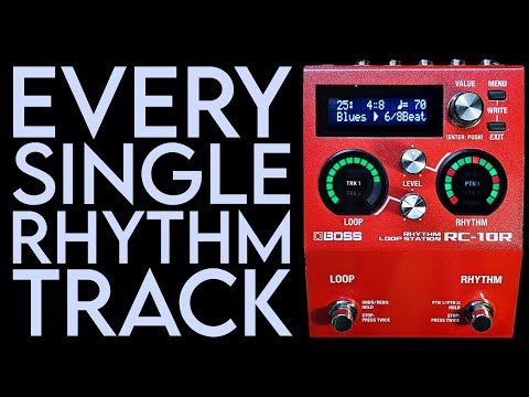 Boss RC-10R - A playthrough of all ~280 drum samples!