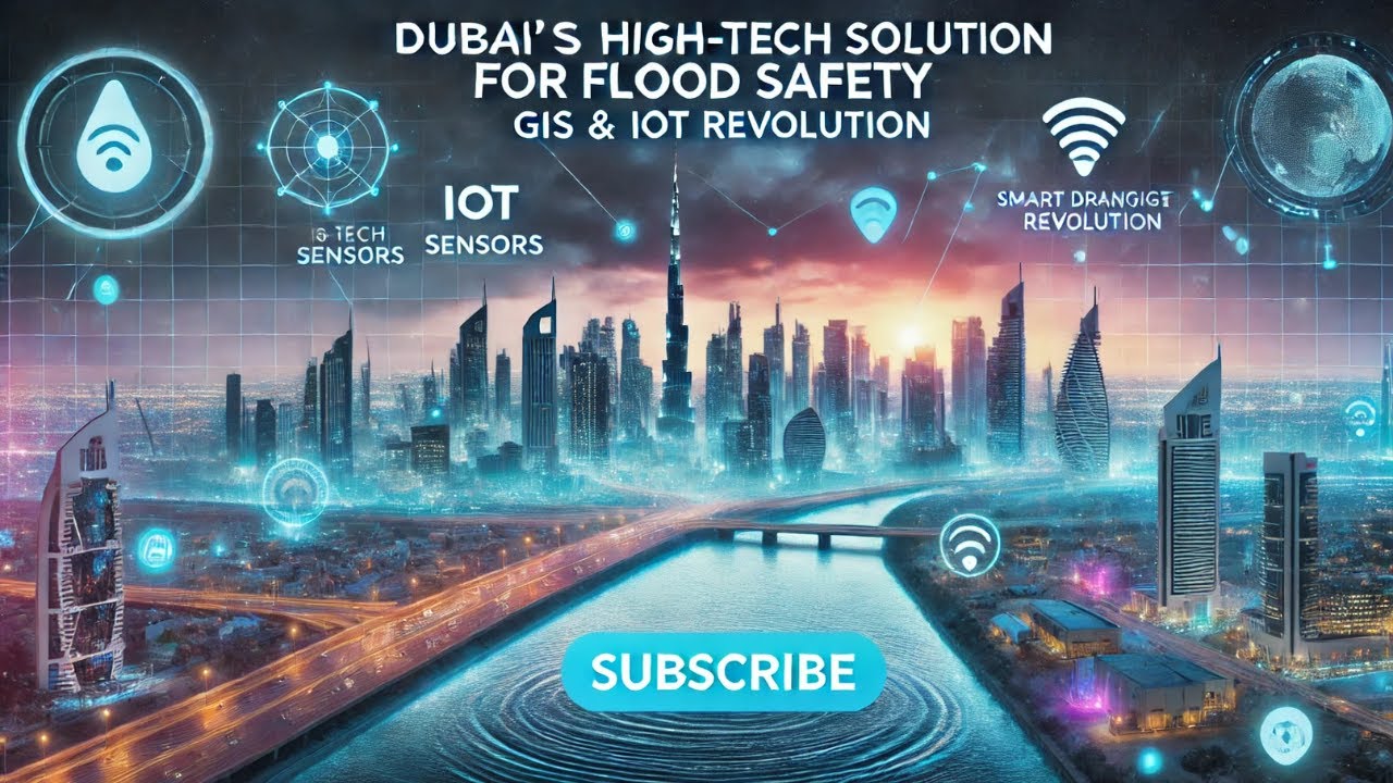 Dubai's High-Tech Solution for Flood Safety: How GIS & IoT Are Revolutionizing Urban Resilience!