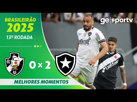 Gols e lances de Vasco da Gama x Botafogo