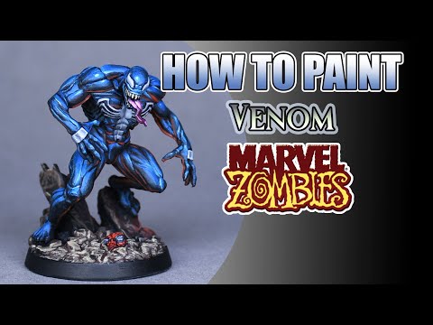 Painting Venom - Marvel Zombies - Clash of The Sinister Six