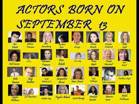 Actors Born On September 13