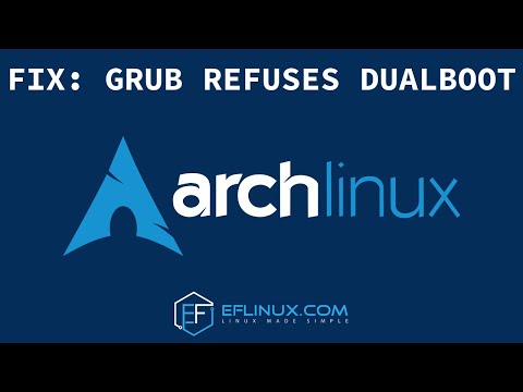 Fix: Grub Refuses Dualboot