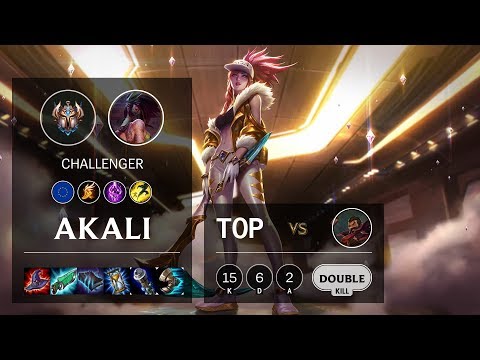 Akali Top vs Graves - EUW Challenger Patch 10.6