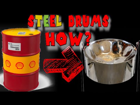 How are steel drums are made? I ask a world class pan maker !