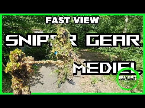 Very fast revision of the daily equipment of the airsoft ghillie sniper |  Novrtisch Ghillie action