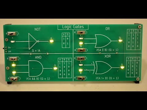 TSJ Electronics: Logic Gate Display demonstration!