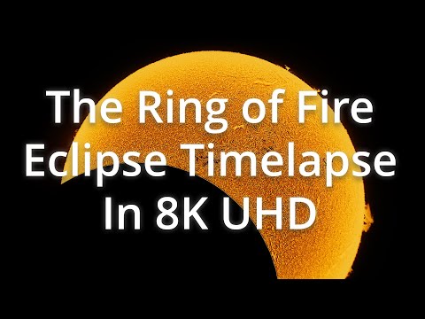 Unbelievable Footage of the 2023 Annular Solar Eclipse