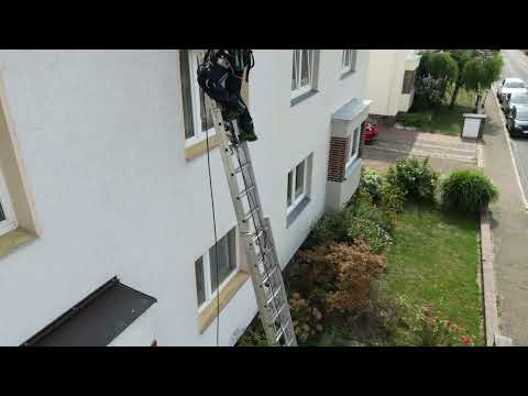 Petzl Asap Lock Dachdecker Deutschland Arbeiten mit Seilzugleiter WERNER Aluminium 3-teilig 3 x 16