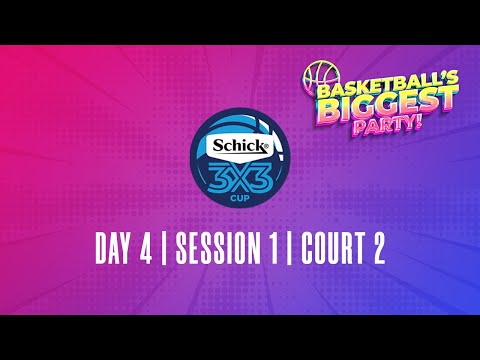 RE-LIVE | Schick 3x3 Cup 2022 | Day 4 - Quarter-Finals | Court 2