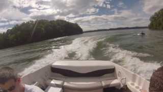 preview picture of video 'Cherokee Lake Tennessee Tubing 7-14-2013'