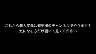 レジより今後の個人実況のお知らせ