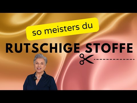 Rutschige Stoffe - Tipps fürs Zuschneiden