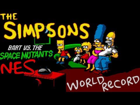 The Simpsons: Bart vs. the Space Mutants in 16:38 (NES) [Former Record]