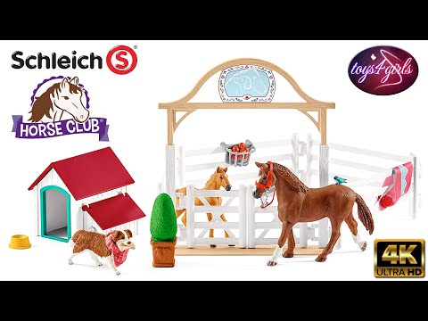 Schleich 42458 Horse Club Hannah’s guest horses with Ruby the dog set