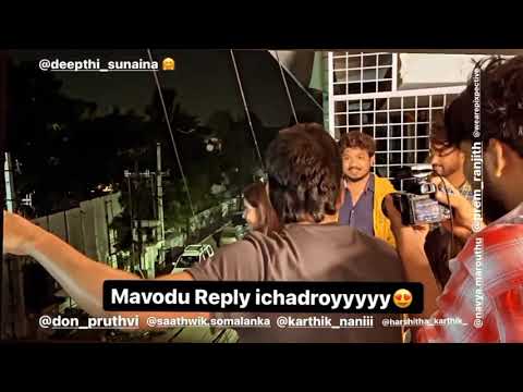 Birthday wishes to Shanmukh Jaswanth in front of Big Boss house ❤🤩