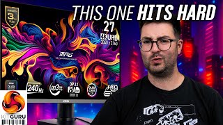 Killer 4K 240Hz QD-OLED: MSI MPG 272URX