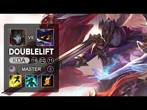 Doublelift Jhin Bot vs Veigar - NA Challenger Patch 10.22