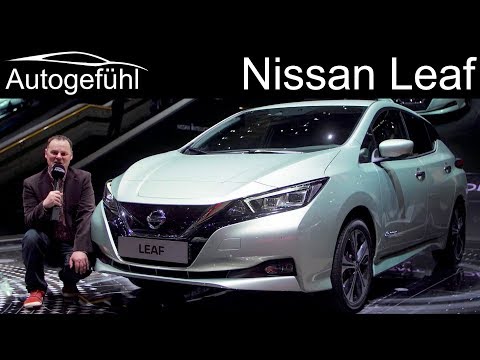 all-new Nissan Leaf Exterior Interior REVIEW from GIMS 2018 - Autogefühl