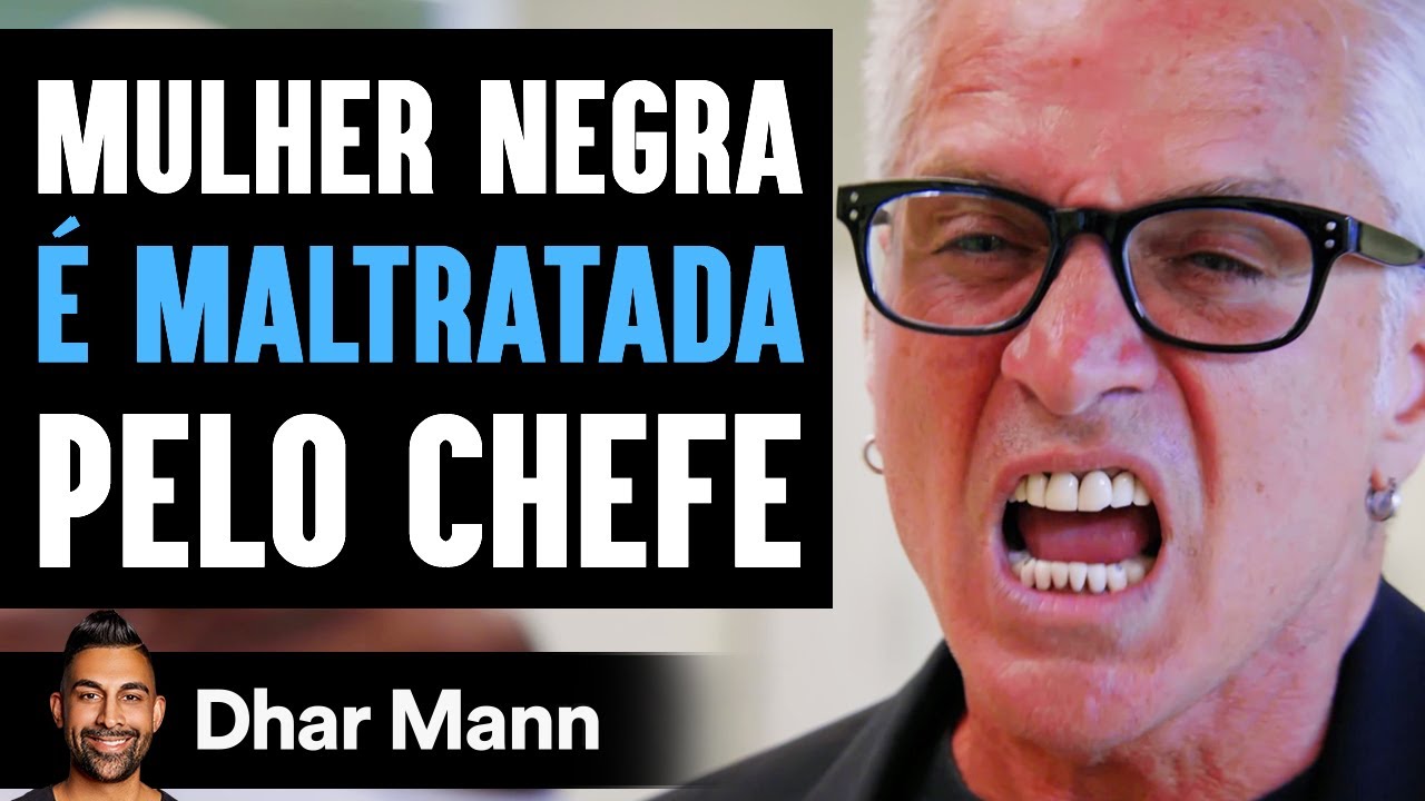 Mulher Negra É MALTRATADA Pelo Chefe | Dhar Mann