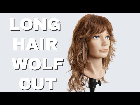 WOLF CUT TUTORIAL FOR LONG HAIR