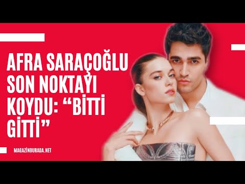 Afra Saraçoğlu spoke about the news that she and Mert Ramazan Demir have reconciled!