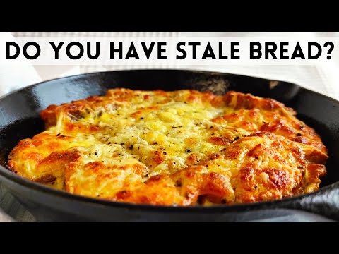 Amazing way how to use stale bread / easy breakfast recipe / breakfast casserole / budget recipes