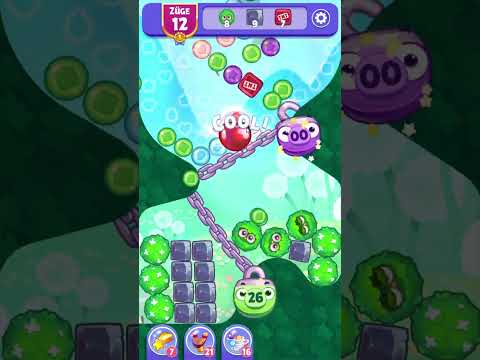 Angry Birds Dream Blast Level 205 no booster [Gameplay] optimized for smartphones [Rovio]