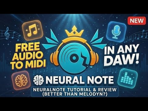FREE Audio to MIDI CONVERTER in ANY DAW! NeuralNote Tutorial & Review (Better Than Melodyne?)