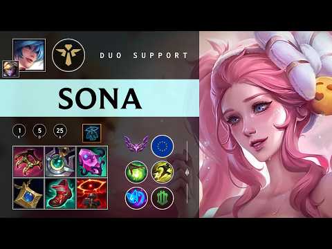 Sona Support vs Lulu - EUW Master Patch 26.03