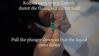 testosteron Spritzen  „Intramuskuläre Injektion“. HowTo/ Tutorial DE|EN