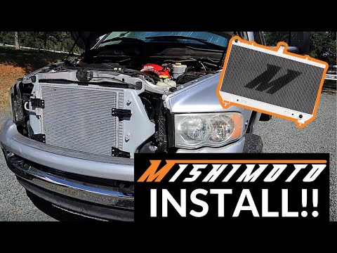 Mishimoto Radiator, Intercooler, and Trans Cooler Install on the Cummins!