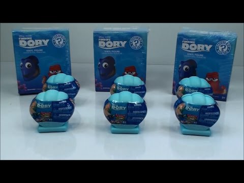 Finding Dory Surprises Squishy Pops Mystery Minis Surprise Toys for Kids Fun Toy Playing Video