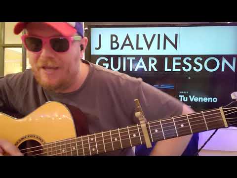 How To Play Tu Venemo Guitar J Balvin // easy guitar tutorial beginner lesson easy chords