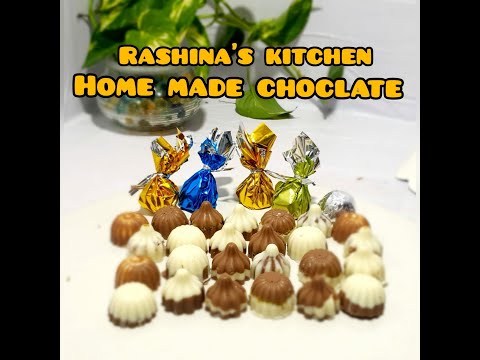 Homemade chocolate/how to make homemade chocolate/easy homemade chocolate(rashi's kitchen &vlog)