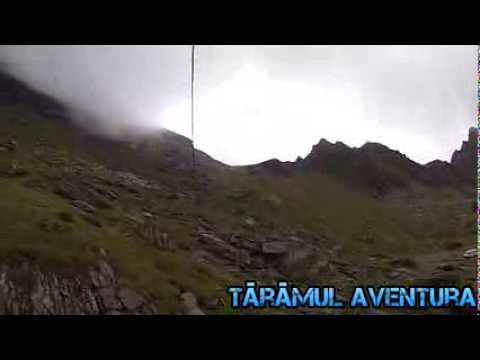 Tiroliana de la Balea Lac (filmare interior/onride, exterior/offride)