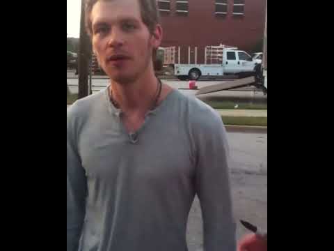 Joseph Morgan saying lovelies in British accent (Klaus Mikaelson)