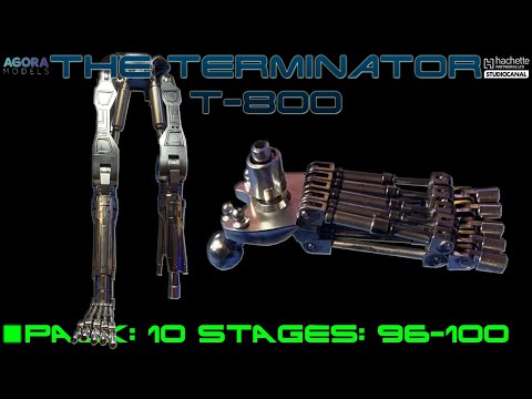 Stavba Big Scale Model Terminator T-800 od Agora Models - Pack: 10, Stages: 96 - 100