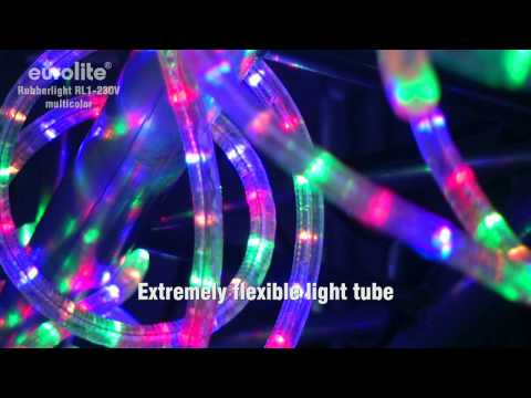 EUROLITE RUBBERLIGHT RL1-230V multicolor 44m