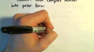 Expressing a Complex Number in Trigonometric or Polar Form, Ex 1