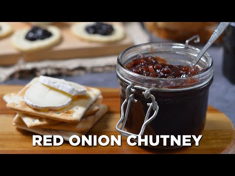 How to make a Caramelized Red Onion chutney.