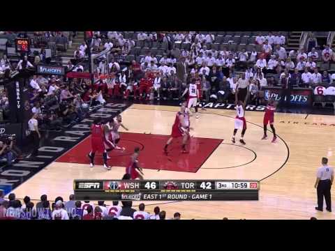 Wizards vs Raptors - Full Game Highlights | Game 1 | April 18, 2015 | 2015 NBA Playoffs HD