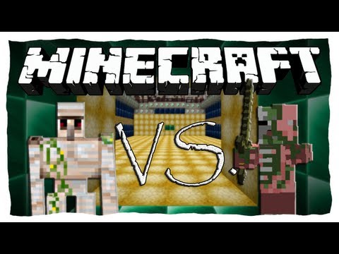 EISENGOLEM VS. ZOMBIE PIGMAN | Minecraft: Eisengolem vs. Monster • #09