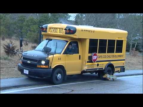 Five Transported to Hospital Following School Bus vs Car Accident- Falmouth, MA (03-06-13)