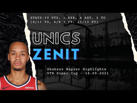 Shabazz Napier vs UNICS | Highlights | VTB Super Cup | 33 PTS 4 AST